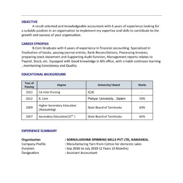 5327-Junior Accountant