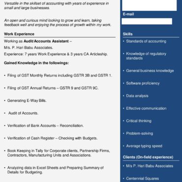 5261-Business Administration Experienced