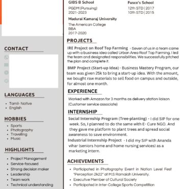 5221-Business Administration Experienced