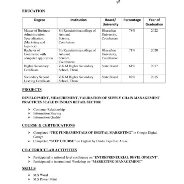 4989-Business Administration Experienced