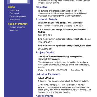 4987-Business Administration Experienced