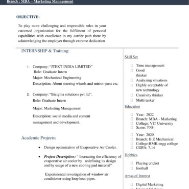 4952-Business Administration Experienced