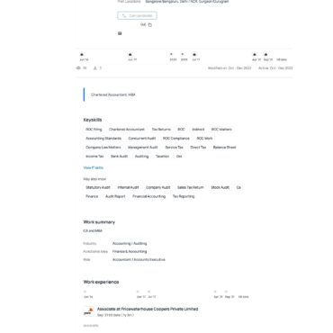 4941-Chartered Accountant Experienced