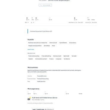 4936-Chartered Accountant Experienced