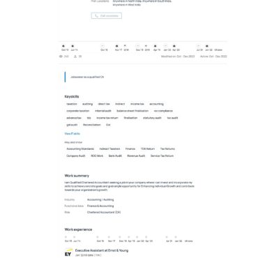 4933-Chartered Accountant Experienced