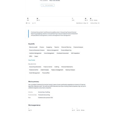 4932-Chartered Accountant Experienced