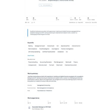 4931-Chartered Accountant Experienced