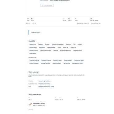 4927-Chartered Accountant Experienced