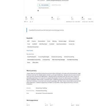 4915-Chartered Accountant Experienced