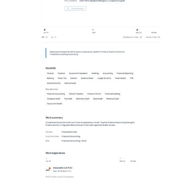 4913-Chartered Accountant Experienced