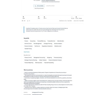 4897-Chartered Accountant Experienced