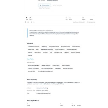 4885-Chartered Accountant Experienced