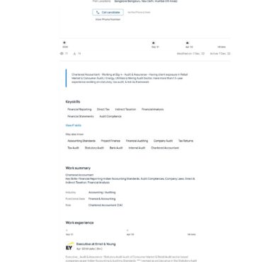 4883-Chartered Accountant Experienced