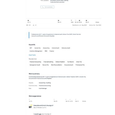 4878-Chartered Accountant Experienced