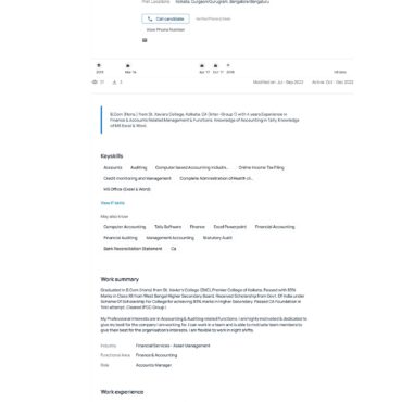 4877-Chartered Accountant Experienced