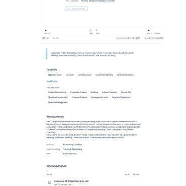 4871-Chartered Accountant Experienced