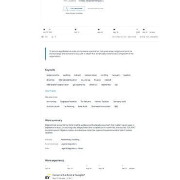 4868-Chartered Accountant Experienced