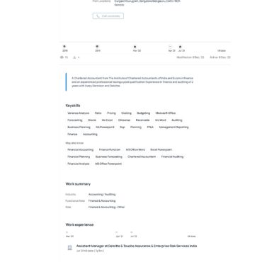 4867-Chartered Accountant Experienced