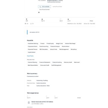4863-Chartered Accountant Experienced
