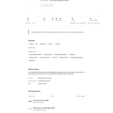 4861-Chartered Accountant Experienced