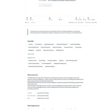 4860-Chartered Accountant Experienced