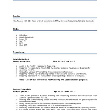 6108-Business Administration Experienced