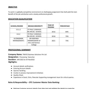 10907 - Junior Accountant