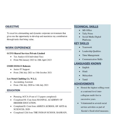 3850 - Senior Analyst