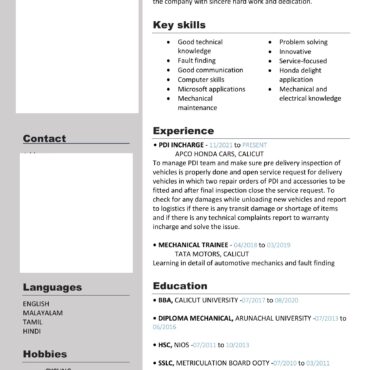 5861-Business Administration Experienced