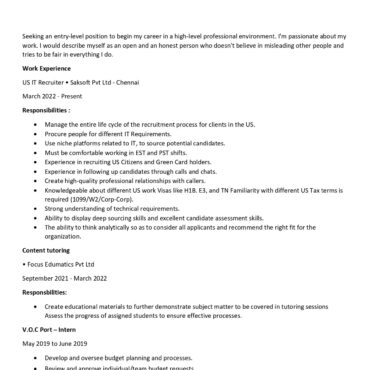 10669 - HR Cum Recruitment and Admin Executive