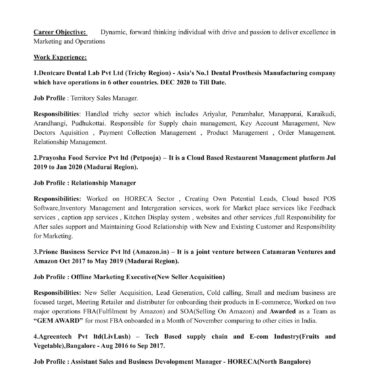 6065-Territory Sales Officer