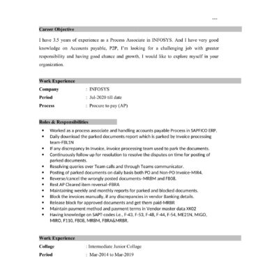 3980 - Junior Accountant