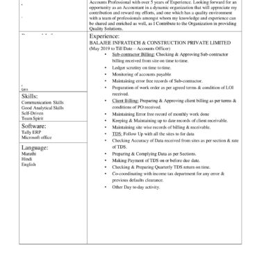 3975 - Junior Accountant