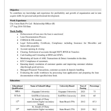 6047-Business Administration Experienced