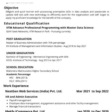 11681 - HR Cum Recruitment and Admin Executive