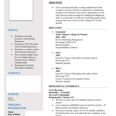 4717-HR Cum Recruitment and Admin Executive