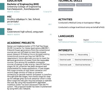 11325 - Electrical and Electronics Communication