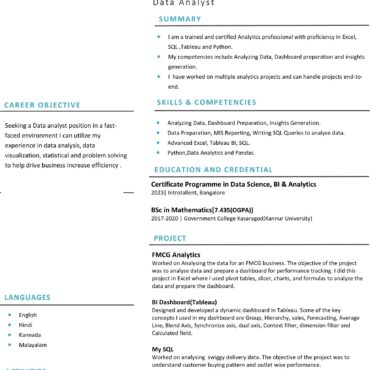 7042 - Data Analyst
