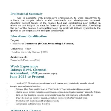 3937 - Junior Accountant