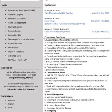 3854 - Senior Accountant