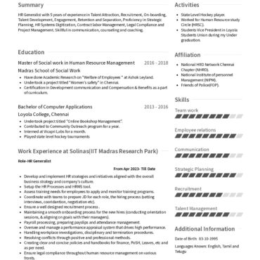10584 - HR Cum Recruitment and Admin Executive