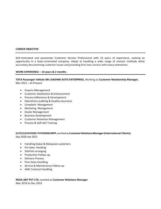 5120-Customer Support Executive