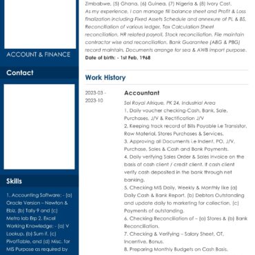 6095-Semi Qualified Professional