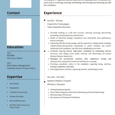 11579-HR Cum Recruitment and Admin Executive