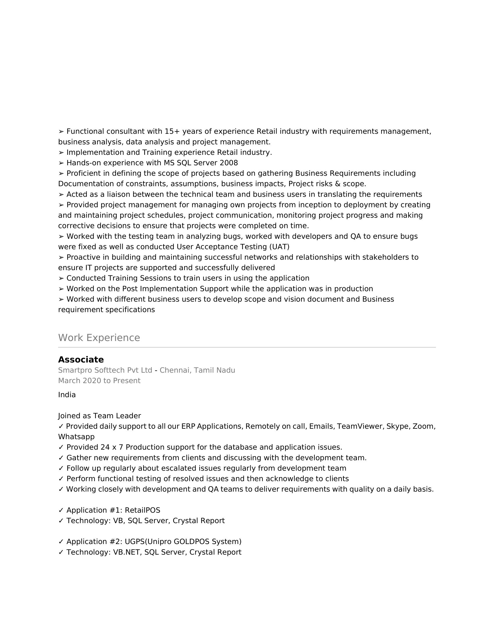 Process Associate Job Examples 5886-Process Associate – Srisattva Group