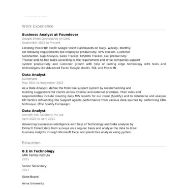 7135 - Business Analyst