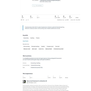 4856-Chartered Accountant Experienced