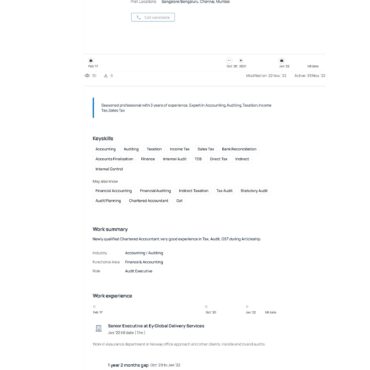4846-Chartered Accountant Experienced