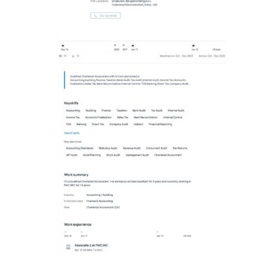 4835-Chartered Accountant Experienced