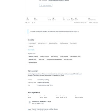 4834-Chartered Accountant Experienced